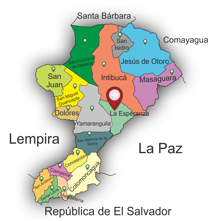 intibuca mapa
