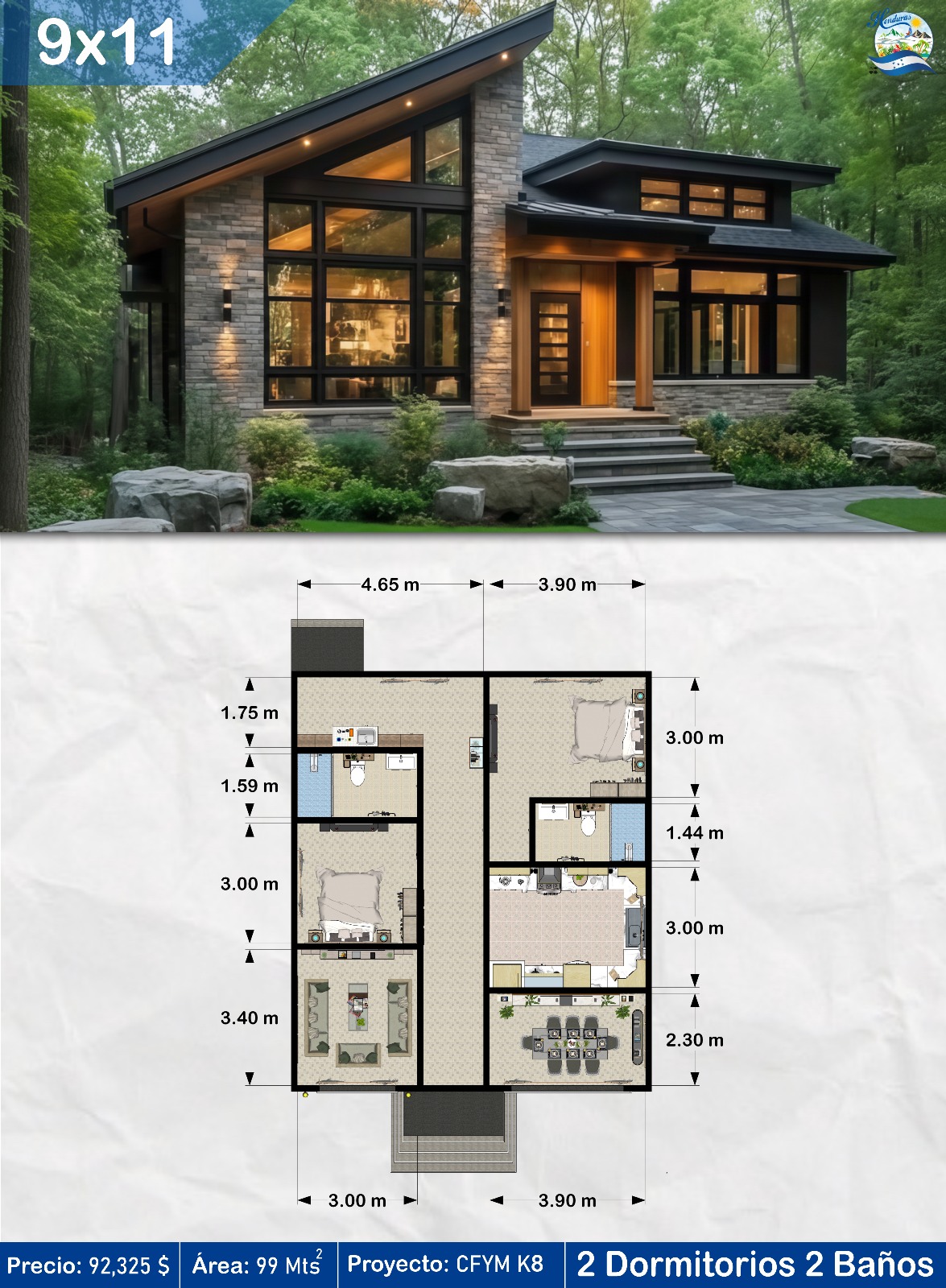 Pinterest casa planos CFYM k8