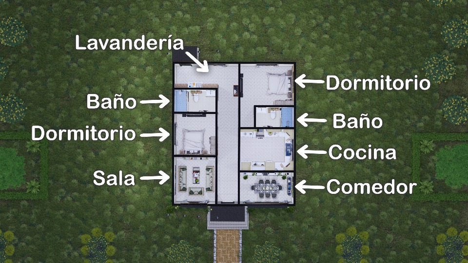 distribucion casa planos CFYM k8