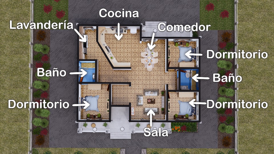 distribucion plano casa CS1P K5 A