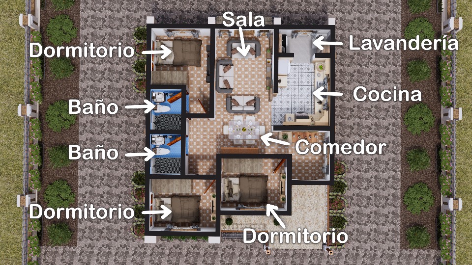 distribucion planos casa cs1p k9