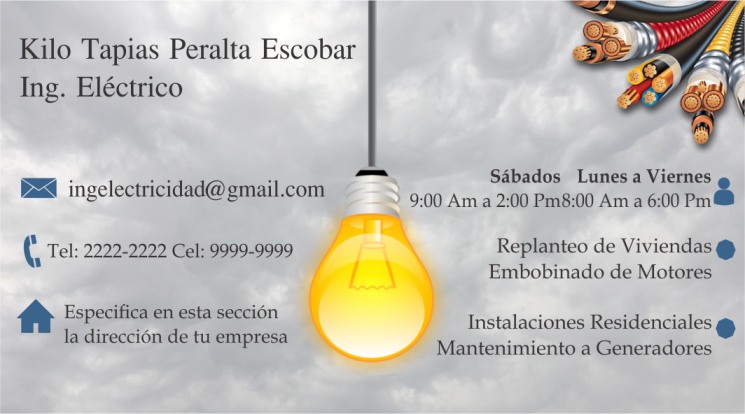 1 tarjetas presentacion electricista 6