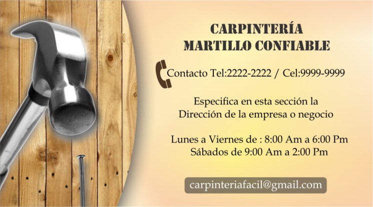 1 tarjetas presentacion taller carpinteria 2