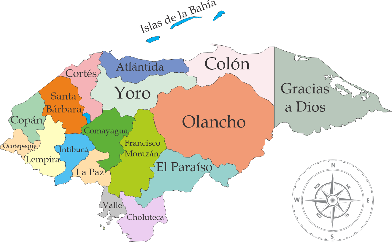 Mapa Nacional Honduras 2